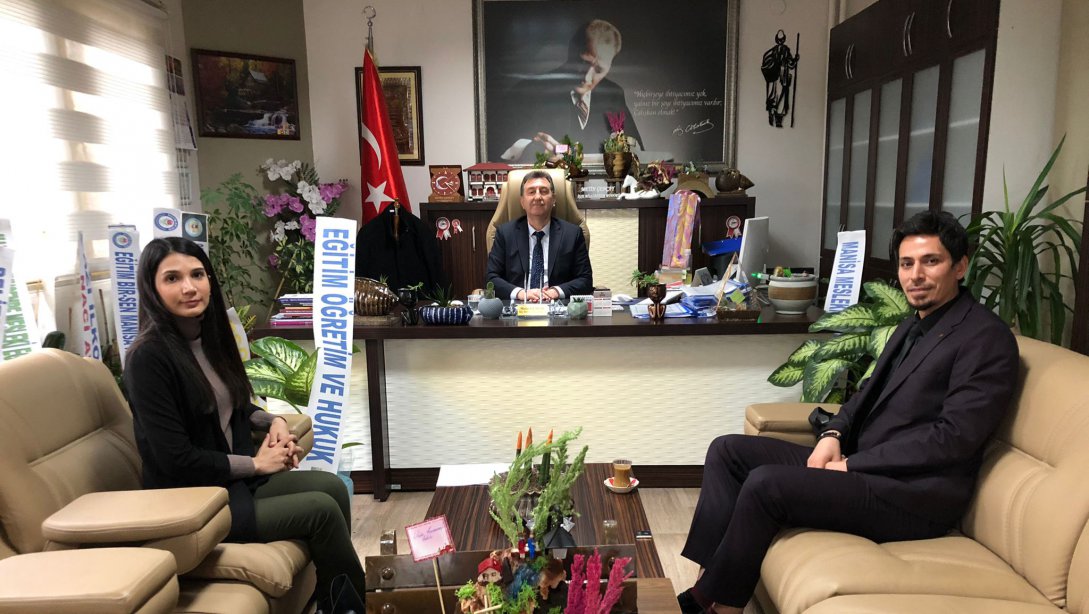 İlçe Milli Eğitim Müdürümüz Sayın Metin GENÇAY'a Yeşilköy Şehit Gürkan Gökçek İlk-Ortaokulu'ndan Ziyaret