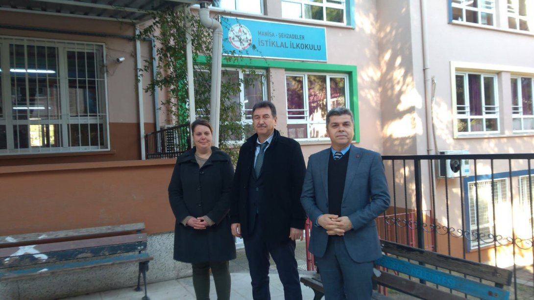 Şehzadeler İlçe Milli Eğitim Müdürü Metin GENÇAY, İstiklal İlkokulu ve Murat Germen İlkokulu'nu Ziyaret Etti