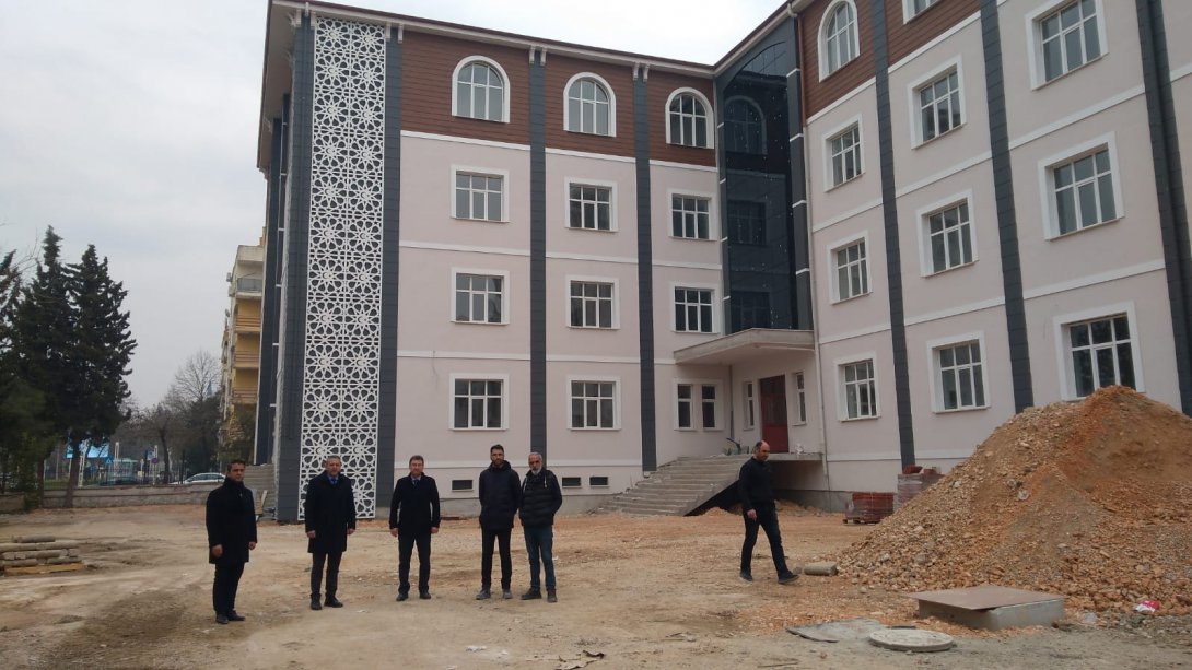 Manisa Kız Anadolu İmam Hatip Lisesi İnşaatı İncelemeleri