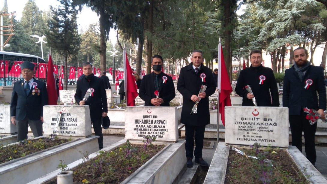 18 Mart Şehitleri Anma Günü ve Çanakkale Zaferi Anma Töreni