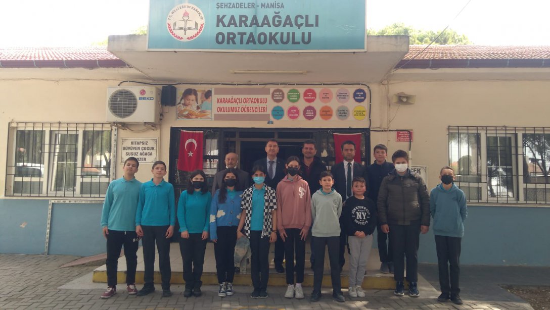 Şehzadeler İlçe Milli Eğitim Müdürü Metin GENÇAY Karaağaçlıda Bulunan Okullarımızı Ziyaret Etti