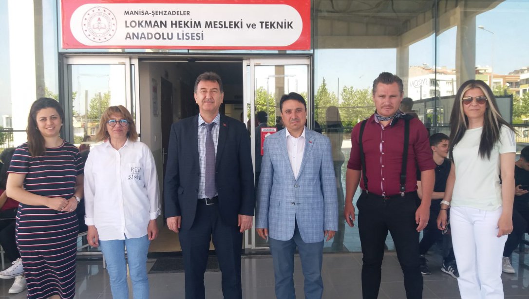 Şehzadeler İlçe Milli Eğitim Müdürü Metin GENÇAY Lokman Hekim Mesleki ve Teknik Anadolu Lisesi'ni Ziyaret Etti