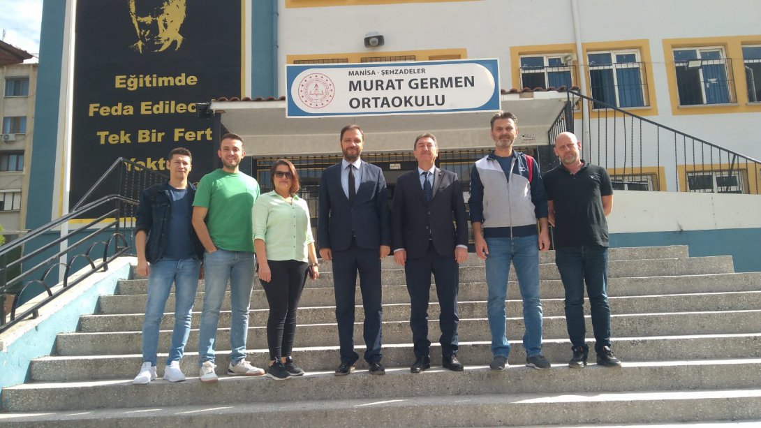 İlçe Milli Eğitim Müdürümüz Sayın Metin GENÇAY' dan Murat Germen Ortaokulu'na Ziyaret