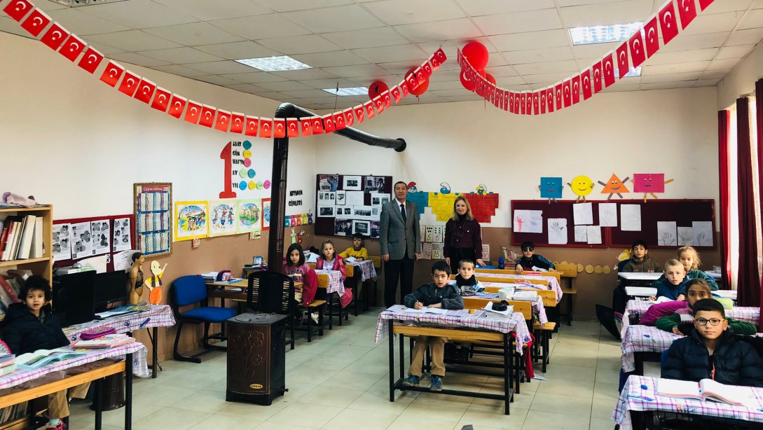  İlçe Milli Eğitim Müdürü Sayın Bayram IŞIK' tan Okul Ziyareti