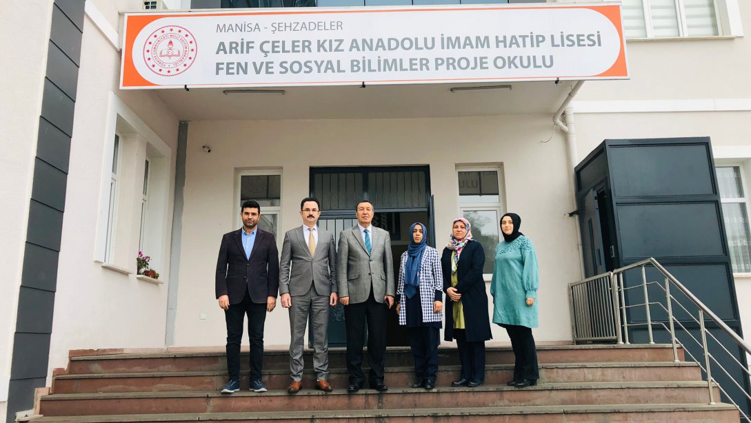 İlçe Milli Eğitim Müdürümüz Sayın Bayram IŞIK Arif Çeler Kız Anadolu İmam Hatip Lisesi'ni Ziyaret Etti