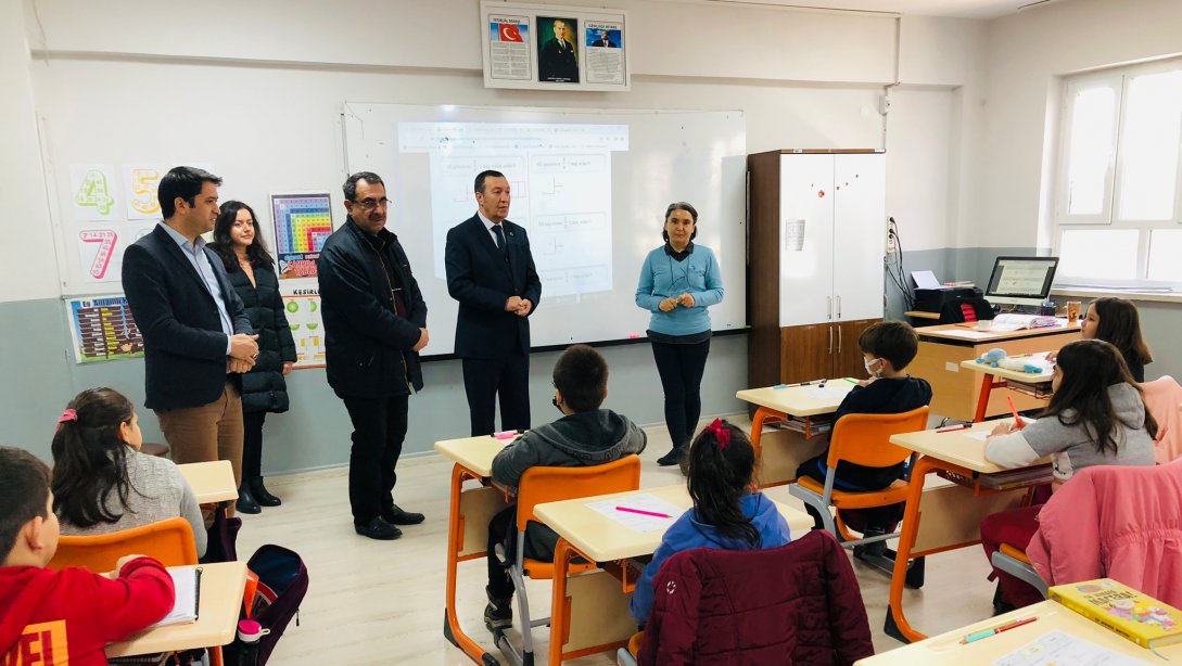 İlçe Milli Eğitim Müdürümüz Sayın Bayram IŞIK Yeniköy Atatürk İlk-Ortaokulu'nu Ziyaret Etti