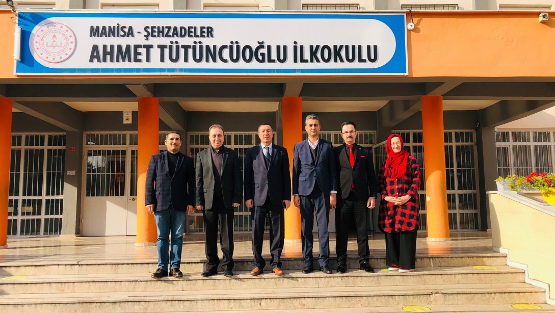 İlçe Milli Eğitim Müdürümüz Bayram IŞIK Ahmet Tütüncüoğlu İlkokuluna iade-i ziyarette bulundu.