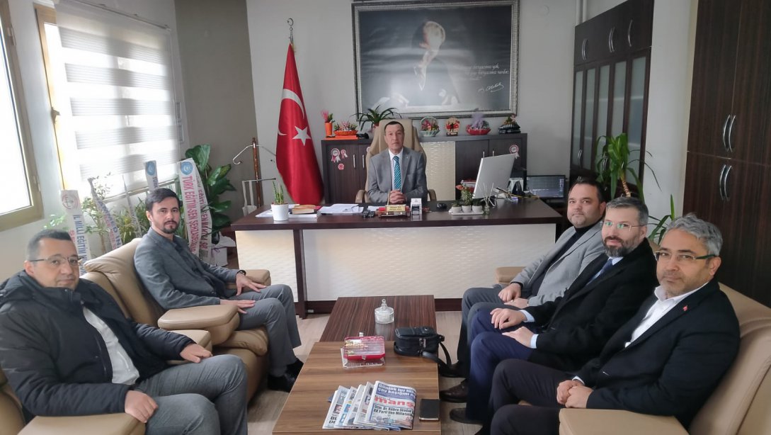 Türkav'dan İlçe Milli Eğitim Müdürümüz Sayın Bayram IŞIK'a Ziyaret