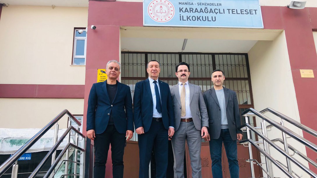 İlçe Milli Eğitim Müdürü Sayın Bayram IŞIK Karaağaçlı Teleset İlkokulunu Ziyaret Etti