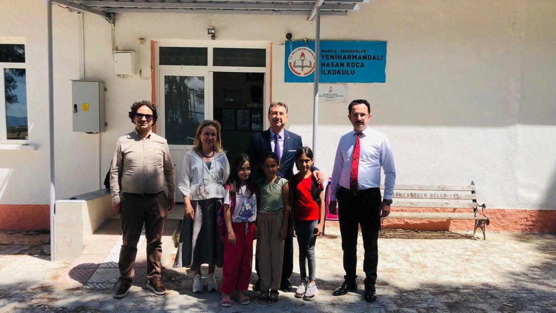  İlçe Milli Eğitim Müdürü Metin GENÇAY Yeni Harmandalı Hasan Koca İlkokulunda Bayrak Törenine Katıldı